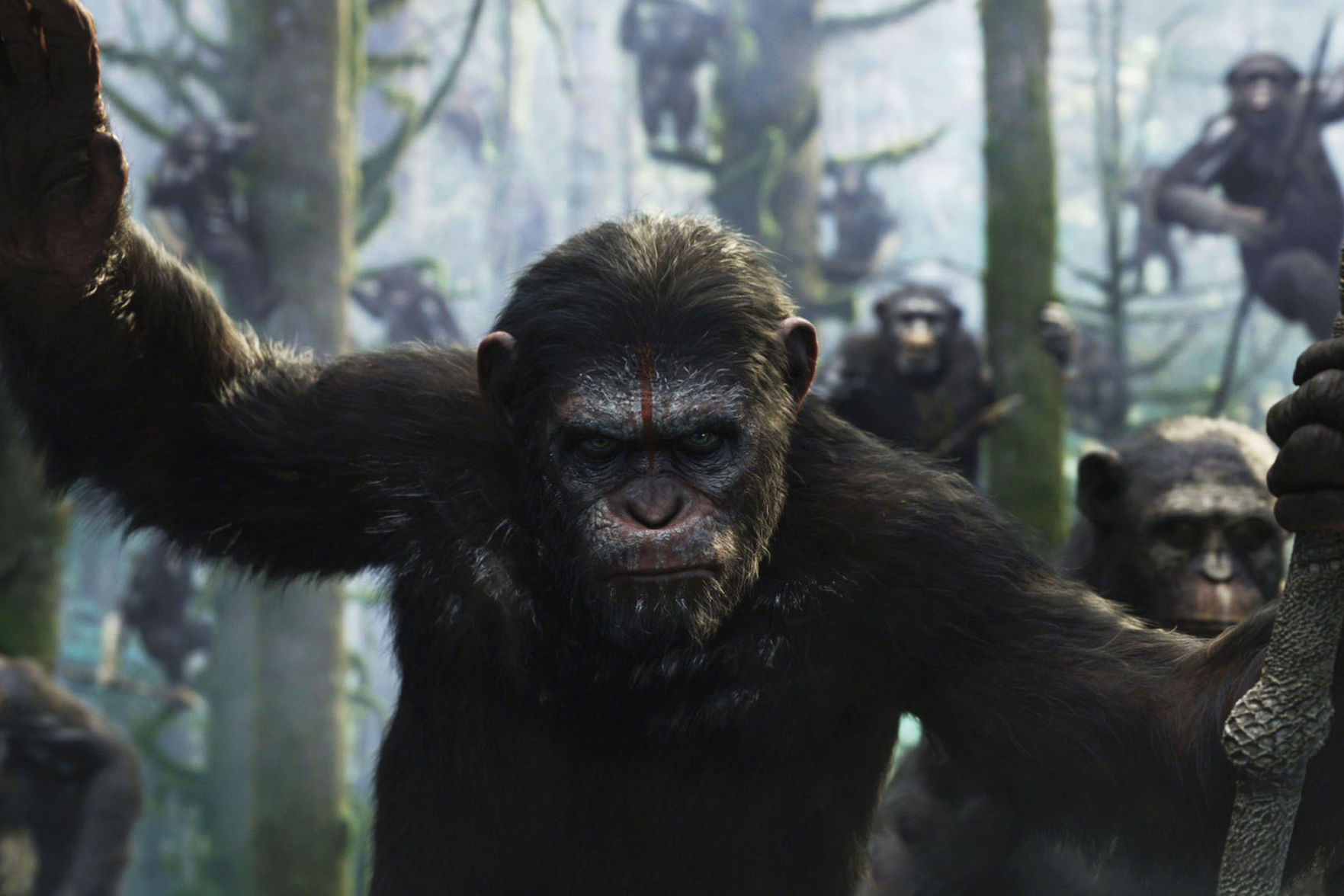 Dawn of the Planet of the Apes movie